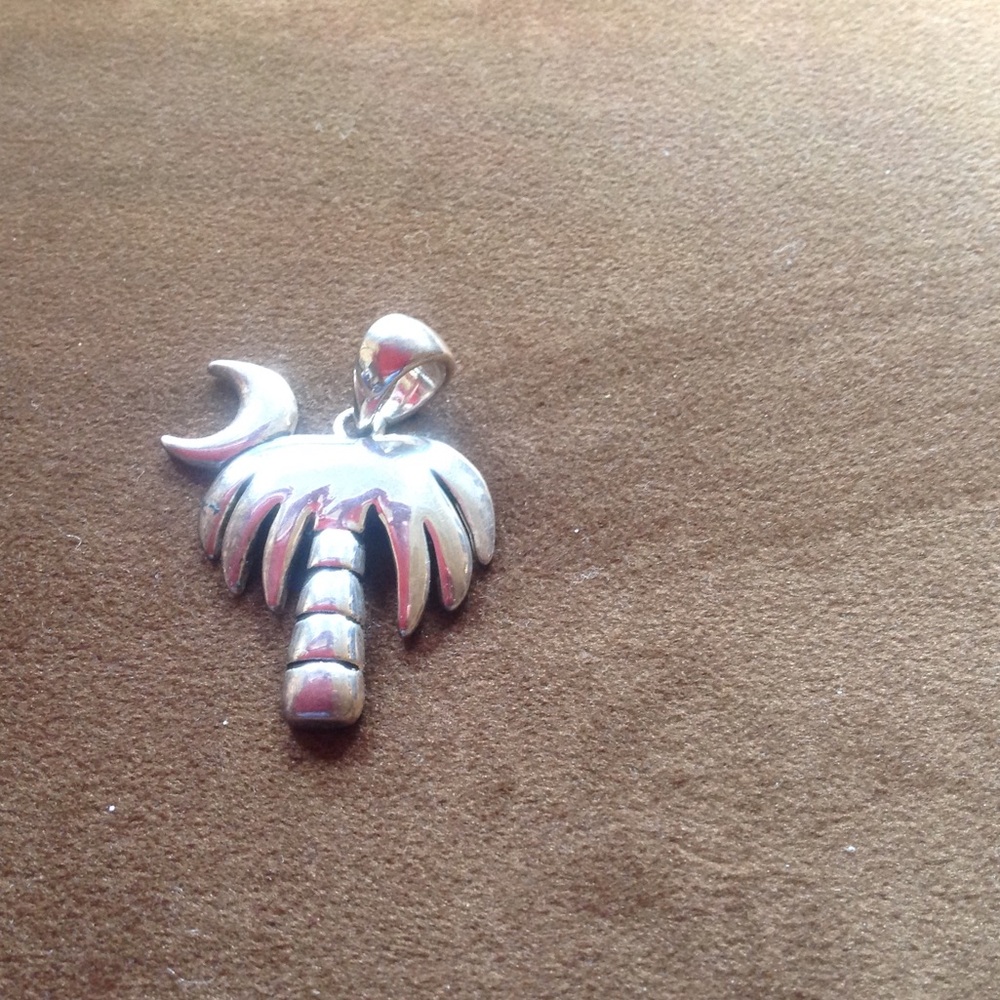 Palmetto Moon Tree Crescent Pendant South Carolina